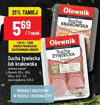 Polomarket Sucha żywiecka z szynki Olewnik oferta