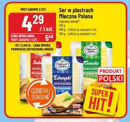 Polomarket Ser salami w plastrach Mleczna polana oferta