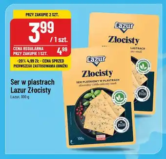 Polomarket Ser złocisty plastry Lazur oferta