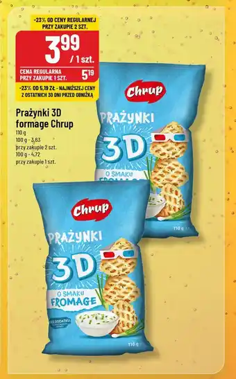 Polomarket Prażynki o smaku fromage Chrup oferta