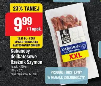 Polomarket Kabanosy delikatesowe Rzeźnik szymon poleca oferta