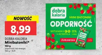 Lidl Batoniki Dobra Kaloria oferta