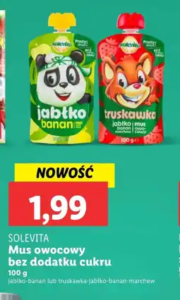 Lidl Mus owocowy Solevita oferta