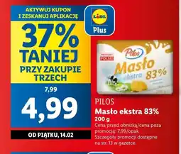 Lidl Masło Pilos oferta