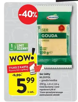 Intermarche Ser gouda Mlekpol oferta