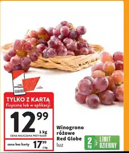 Intermarche Winogrona czerwone red globe oferta