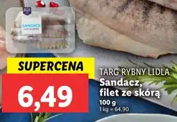 Lidl Sandacz filet Rybny targ lidla oferta