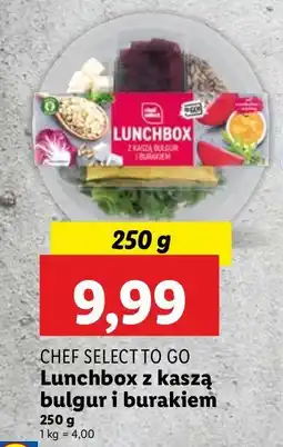 Lidl Lunchobox z kaszą i burakiem Chef select oferta