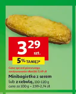 Auchan Minibagietka z serem oferta