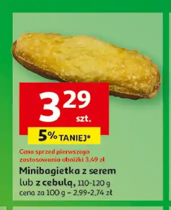 Auchan Minibagietka z serem oferta