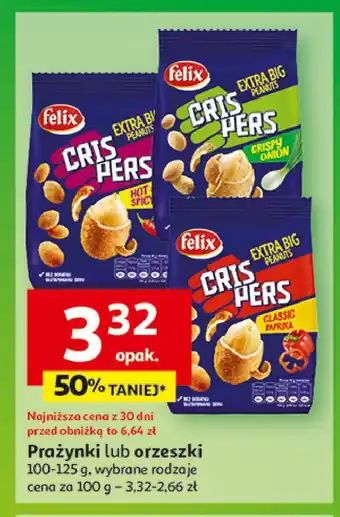 Auchan Orzeszki papryka Felix crispers oferta