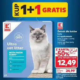 Kaufland Żwirek Cat Litter oferta