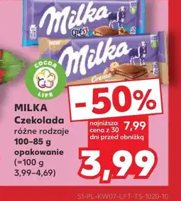 Kaufland Czekolada Milka oferta