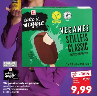 Kaufland Lody wegańskie K - take it veggie oferta