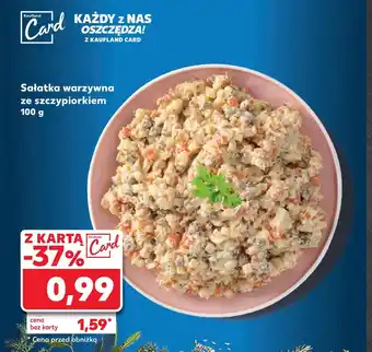 Kaufland Sałatka warzywna Kaufland oferta