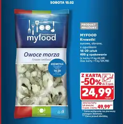 Kaufland Krewetki Myfood oferta