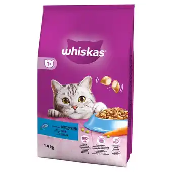 Kaufland Whiskas Sucha karma dla kotów z pysznym tuńczykiem 1,4 kg oferta