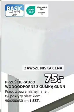 JYSK Prześcieradło z gumką TEX oferta