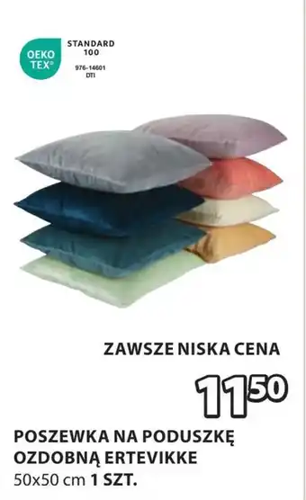 JYSK Poszewka na poduszkę TEX oferta