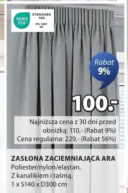 JYSK Zasłona TEX oferta