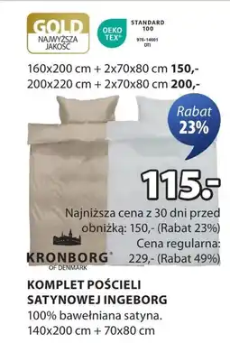 JYSK Komplet pościeli TEX oferta