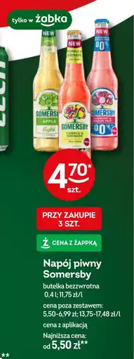 Żabka Napój piwny Somersby oferta