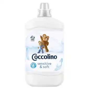 Topaz Coccolino Sensitive & Soft Płyn do płukania tkanin koncentrat 1700 ml (68 prań) oferta