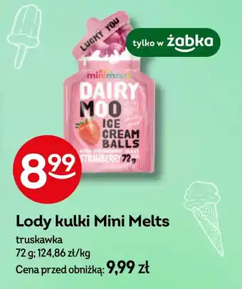 Żabka Lody Mini melts oferta