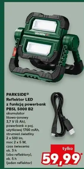 Kaufland Reflektor led pbsl 5000 b2 Parkside oferta