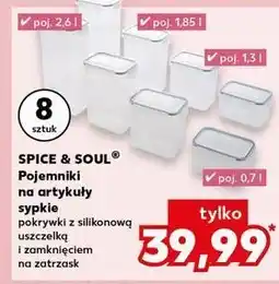 Kaufland Pojemniki na artykuły sypkie Spice&Soul oferta