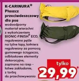 Kaufland Płaszcz przeciwdeszczowy dla psa K-Classic Carinura oferta