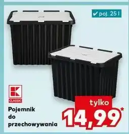 Kaufland Pojemnik do przechowywania 25 l K-Classic oferta