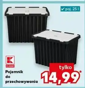 Kaufland Pojemnik do przechowywania 25 l K-Classic oferta