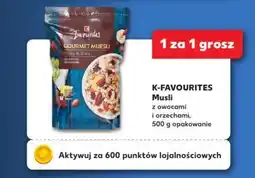 Kaufland Musli z owocami i orzechami K-Classic Favourites oferta