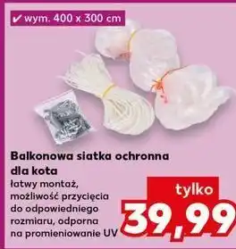 Kaufland Siatka balkonowa dla kota 400 x 300 cm oferta