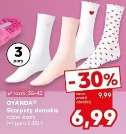 Kaufland Skarpetki damskie 35-42 Oyanda oferta