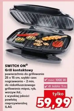 Kaufland Gril kontaktowy 1000w Switch On oferta