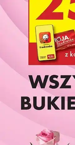 Biedronka Róża w folii oferta