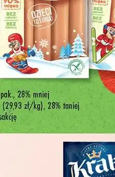 Biedronka Kiełbasa morlińska z piersią kurczaka Morliny oferta