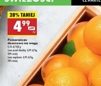 Biedronka Pomarańcze deserowe oferta