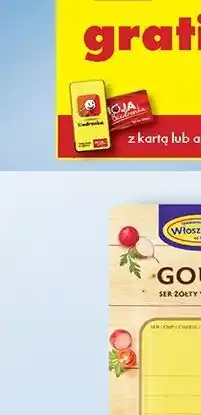 Biedronka Ser gouda w plastrach Włoszczowa oferta