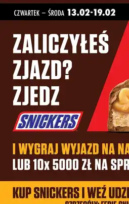 Biedronka Cukierki Snickers oferta