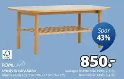 JYSK LYNGVIG SOFABORD oferta