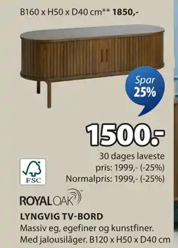 JYSK LYNGVIG TV-BORD oferta