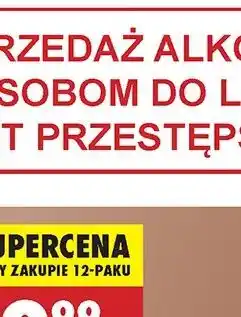 Biedronka Piwo Żywiec Jasne Pełne oferta