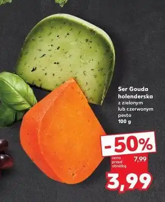 Kaufland Ser gouda z czerwonym pesto oferta