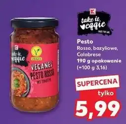 Kaufland Pesto alla calabrese K-classic takie it veggie oferta