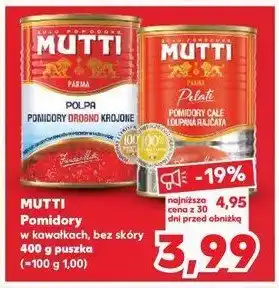 Kaufland Pomidorki pelati całe bez skórki Mutti oferta