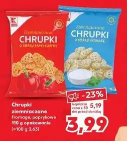 Kaufland Chrupki ziemniaczane paprykowe K-classic oferta