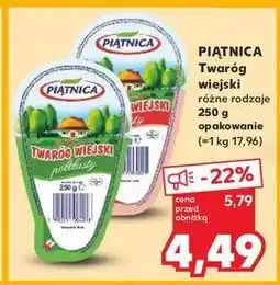 Kaufland Twaróg wiejski tłusty Piątnica oferta